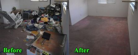Junk Removal Before And After