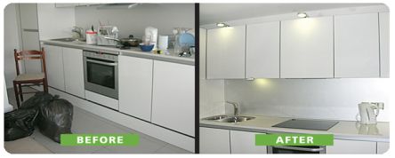 Kitchen Cleaning Before And After