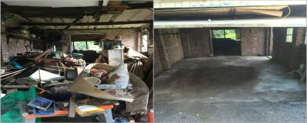 Garage Cleaning Befor And After