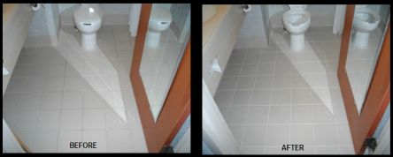 Tiles And Grouts Cleaning Before And After